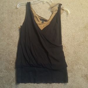 Cute summer cami with lace bottom